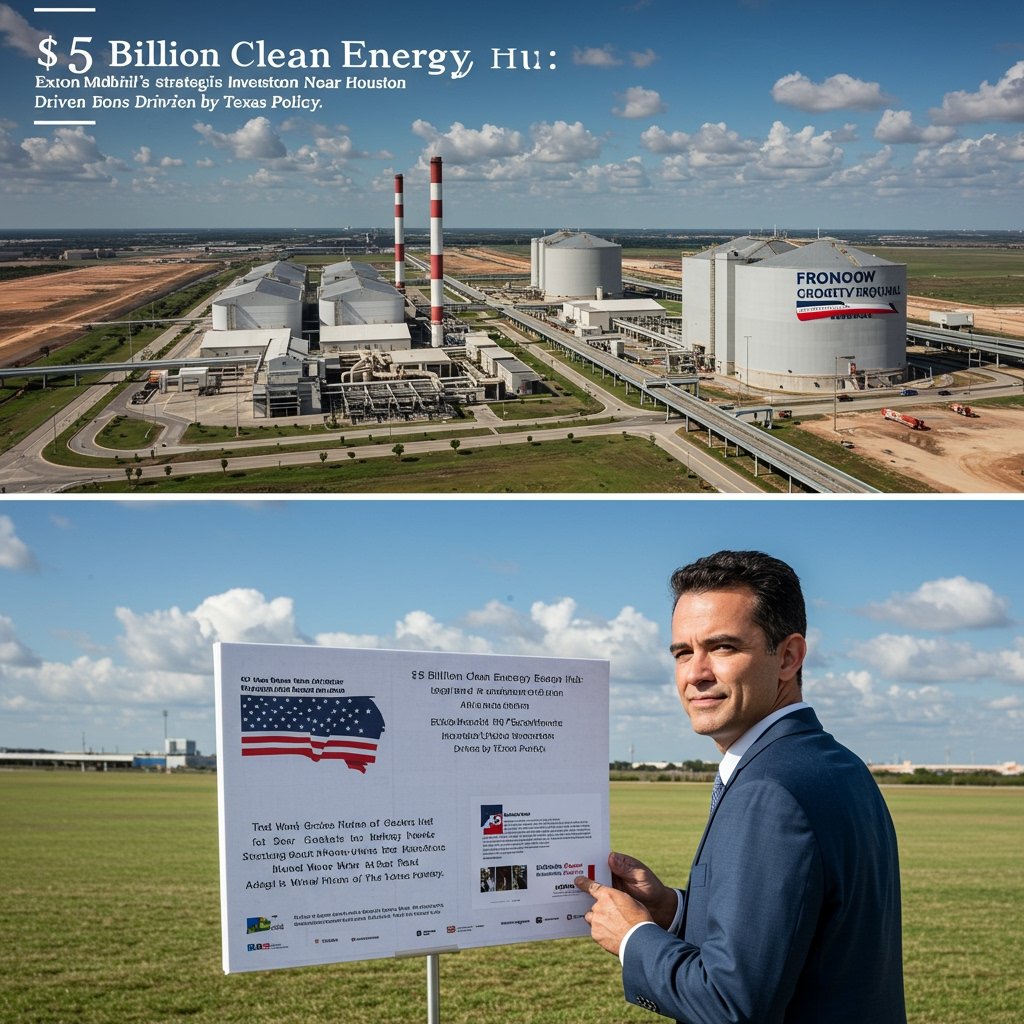 $5 Billion Clean Energy Hub: ExxonMobil's Strategic Investment Near Houston Driven by Texas Policy