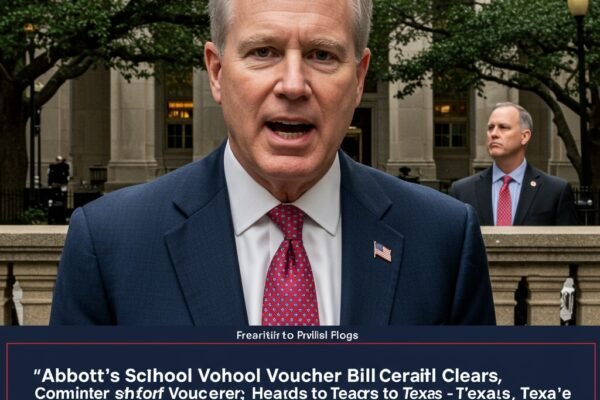 Abbott’s School Voucher Bill Clears Committee, Heads to Texas Senate Floor Amid Intense Debate Abbott's School Voucher Bill Clears Committee, Heads to Texas Senate Floor Amid Intense Debate