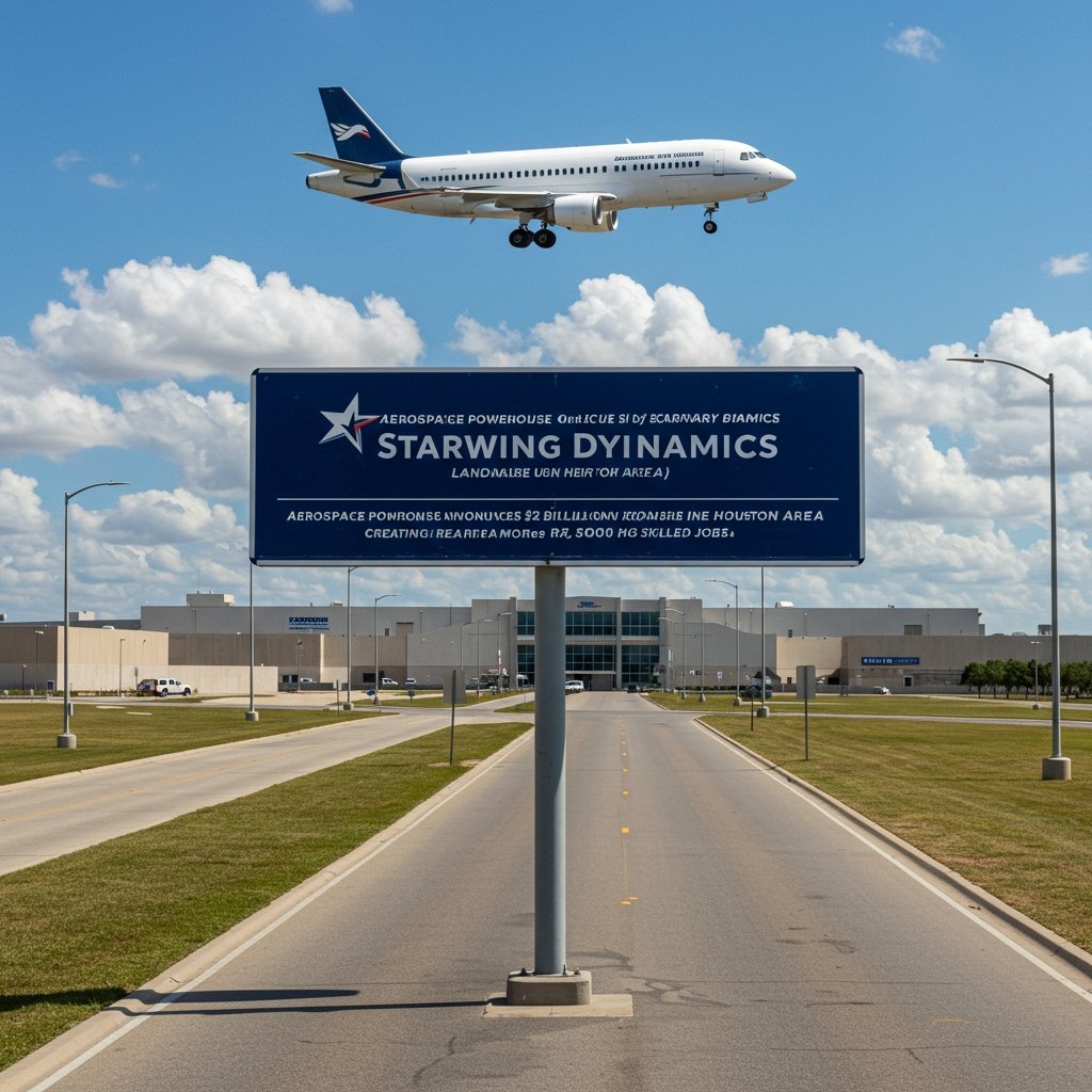 Aerospace Powerhouse Starwing Dynamics Announces Landmark $2 Billion Expansion in Houston Area, Creating 3,500 High Skilled Jobs