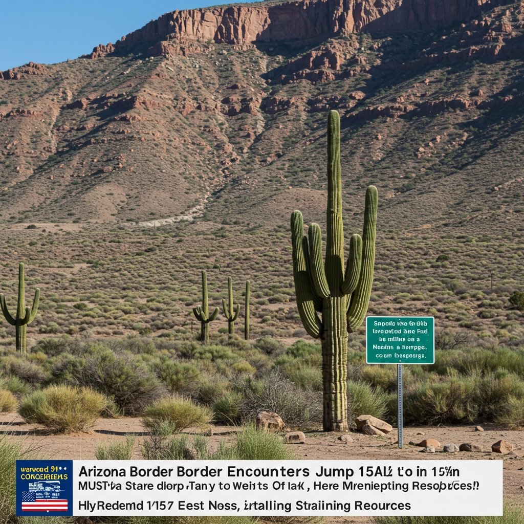 Arizona Border Encounters Jump 15% in Week, Straining Resources