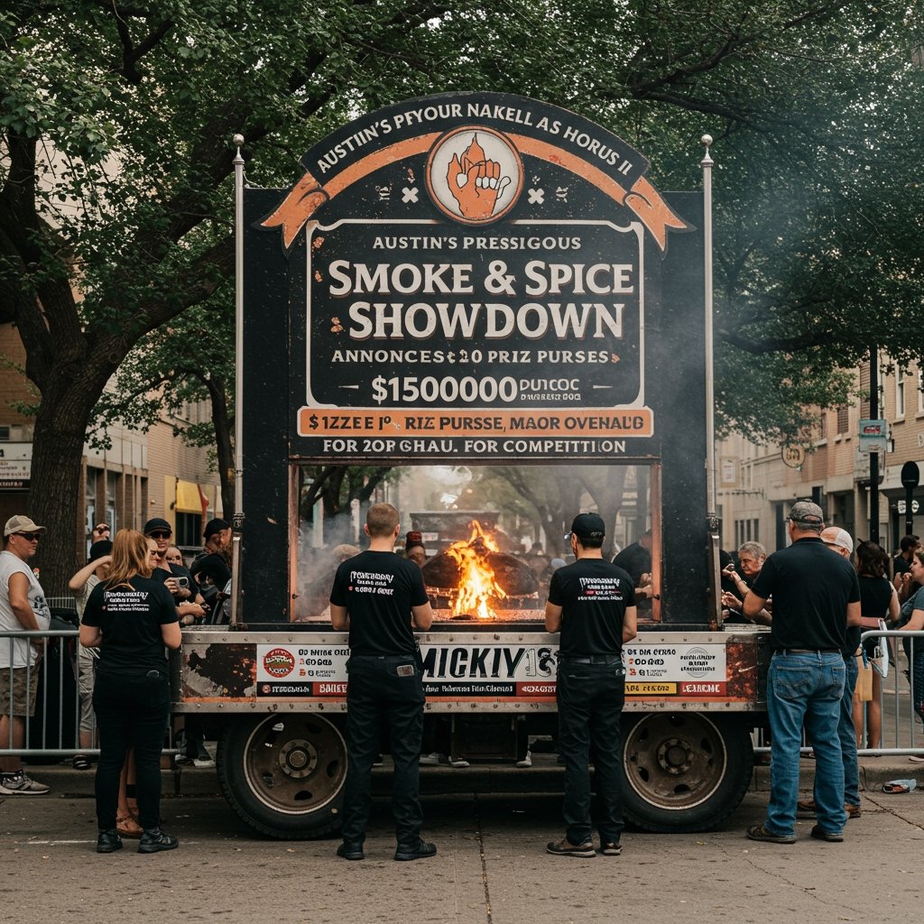 Austin's Prestigious Smoke & Spice Showdown Announces $150,000 Prize Purse, Major Rule Overhaul for 2025 Competition