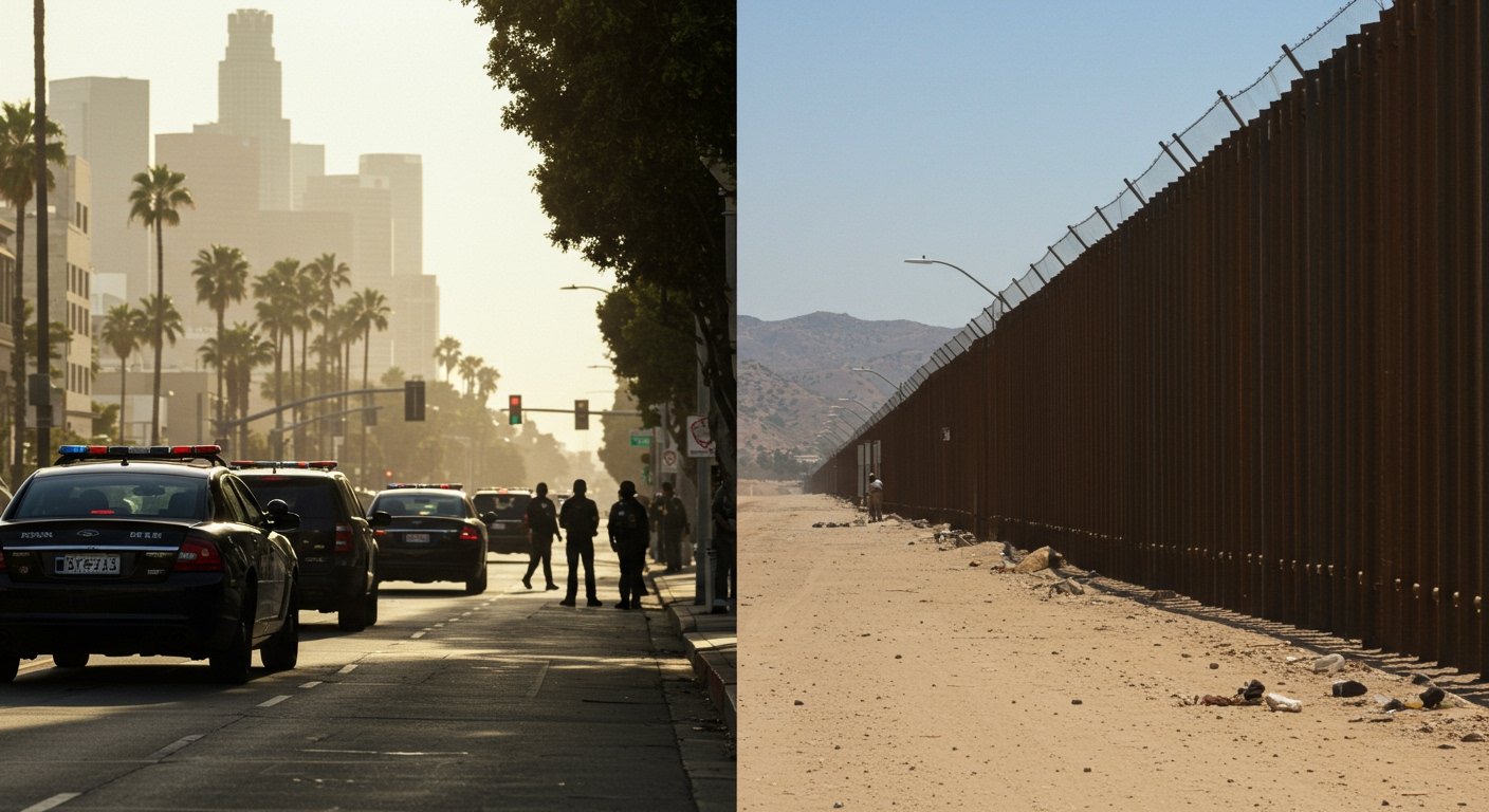 Border Crossings Plummet Nearly 50% Amid DHS Enforcement Surge in Los Angeles, Agency Reports