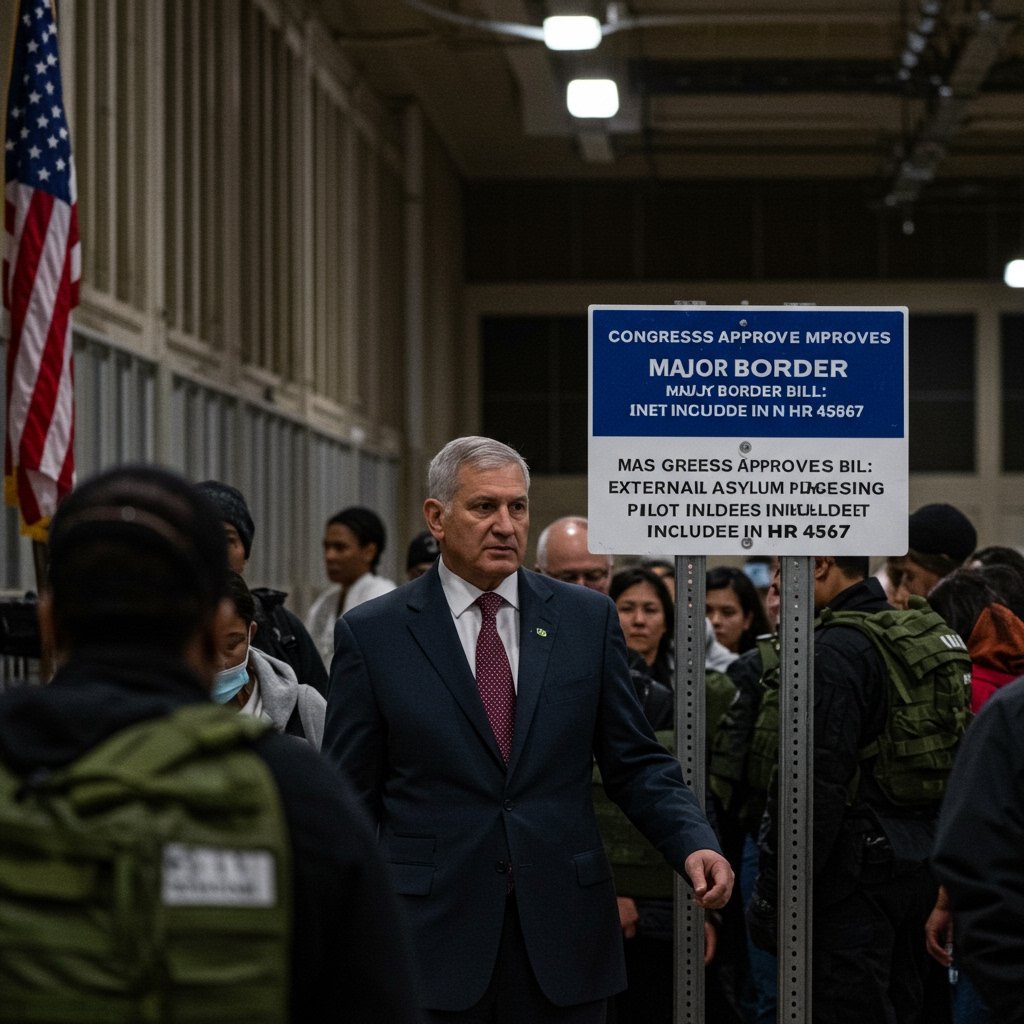 Congress Approves Major Border Bill: External Asylum Processing Pilot Included in HR 4567