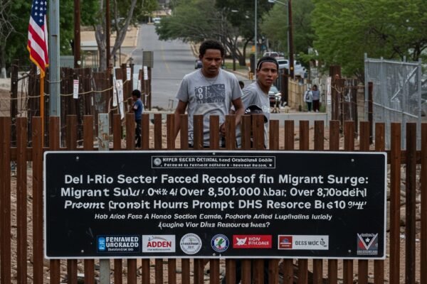 Del Rio Sector Faces Record Migrant Surge: Over 8,500 Encounters in 48 Hours Prompt DHS Resource Boost Del Rio Sector Faces Record Migrant Surge: Over 8,500 Encounters in 48 Hours Prompt DHS Resource Boost