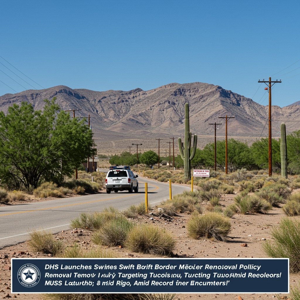 DHS Launches Swift Border Removal Policy Targeting Tucson, Del Rio Amid Record Encounters