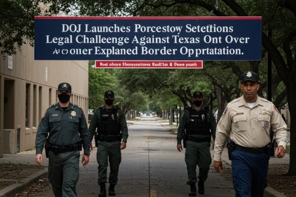 DOJ Launches Legal Challenge Against Texas Over Expanded Border Operation