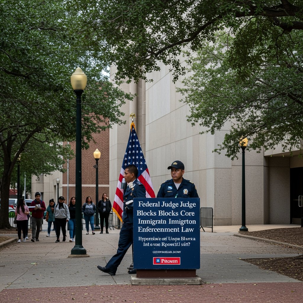 Federal Judge Blocks Core Texas Immigration Enforcement Law