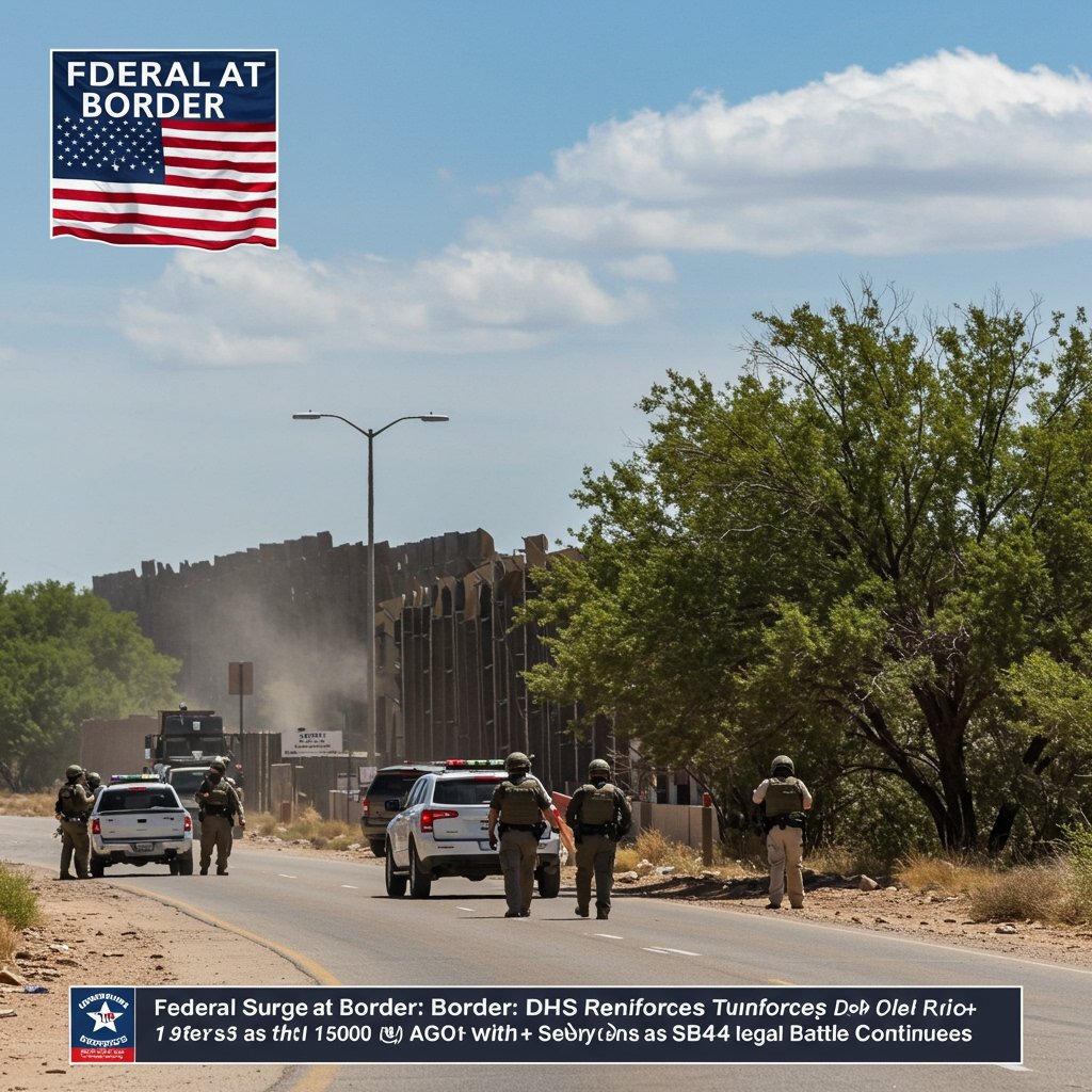 Federal Surge at Border: DHS Reinforces Tucson, Del Rio with 1,500+ Agents as SB4 Legal Battle Continues