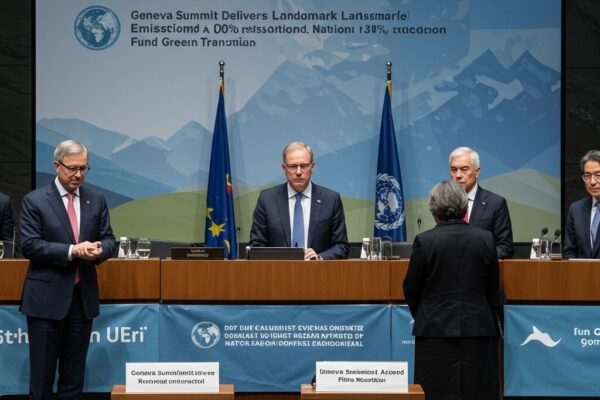Geneva Summit Delivers Landmark Global Emissions Accord: Nations Target 30% Reduction, Fund Green Transition