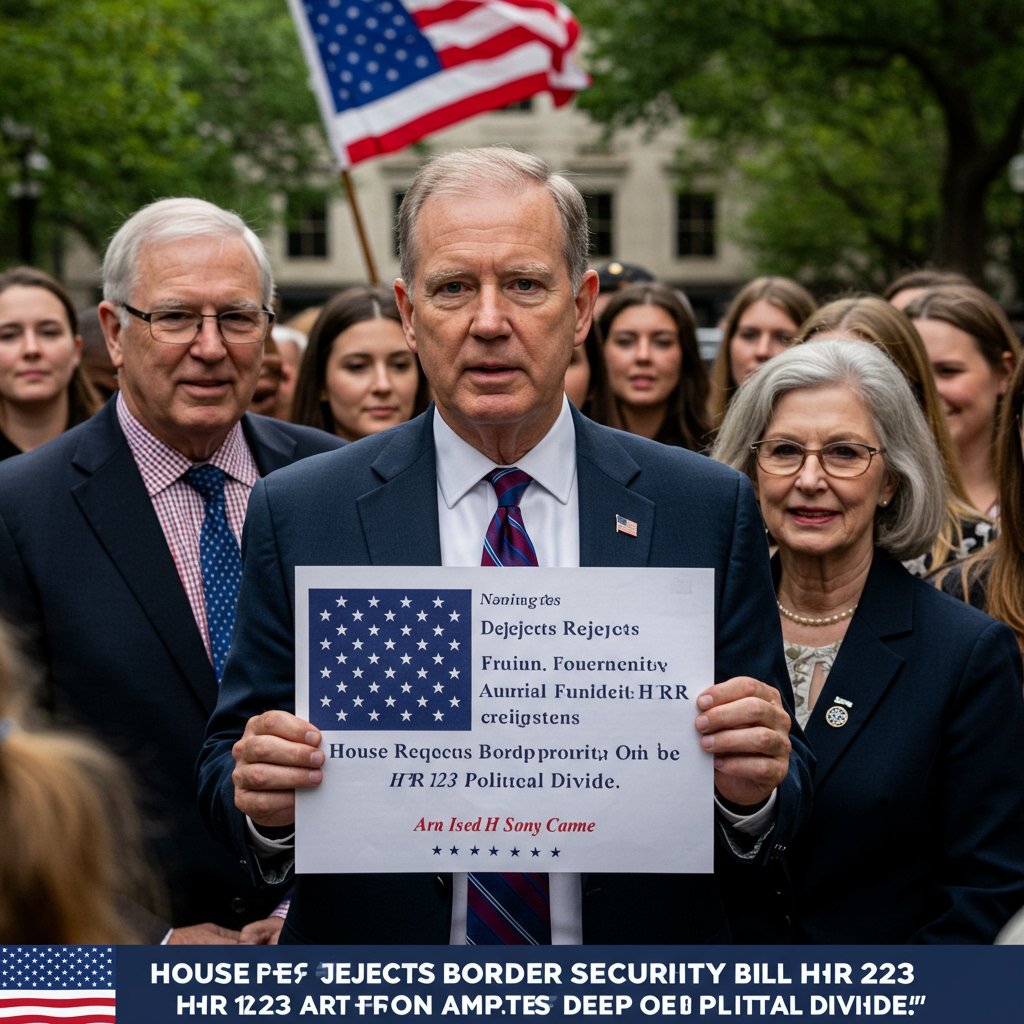 House Rejects Border Security Bill HR 123 Amidst Deep Political Divide