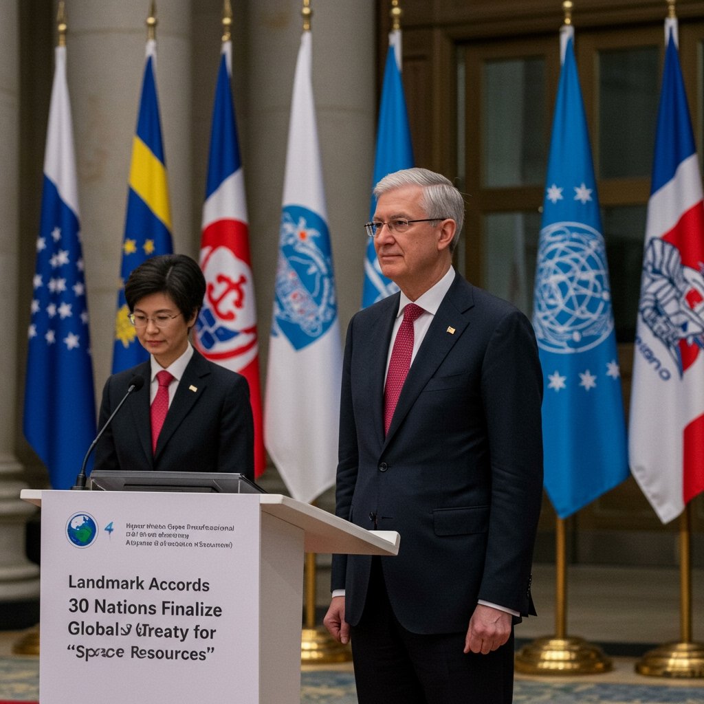 Landmark Vienna Accords: 30 Nations Finalize Global Treaty for Space Resources