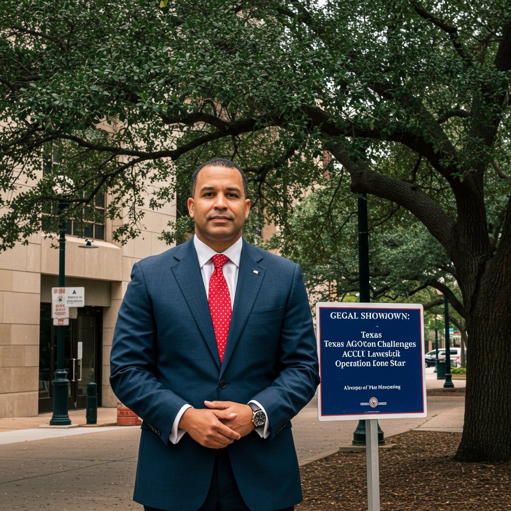 Legal Showdown: Texas AG Paxton Challenges ACLU Lawsuit Targeting Operation Lone Star