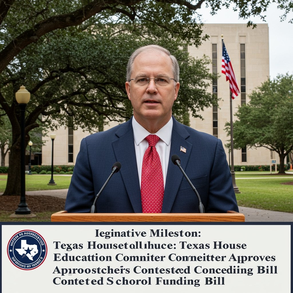 Legislative Milestone: Texas House Education Committee Approves Contested School Funding Bill