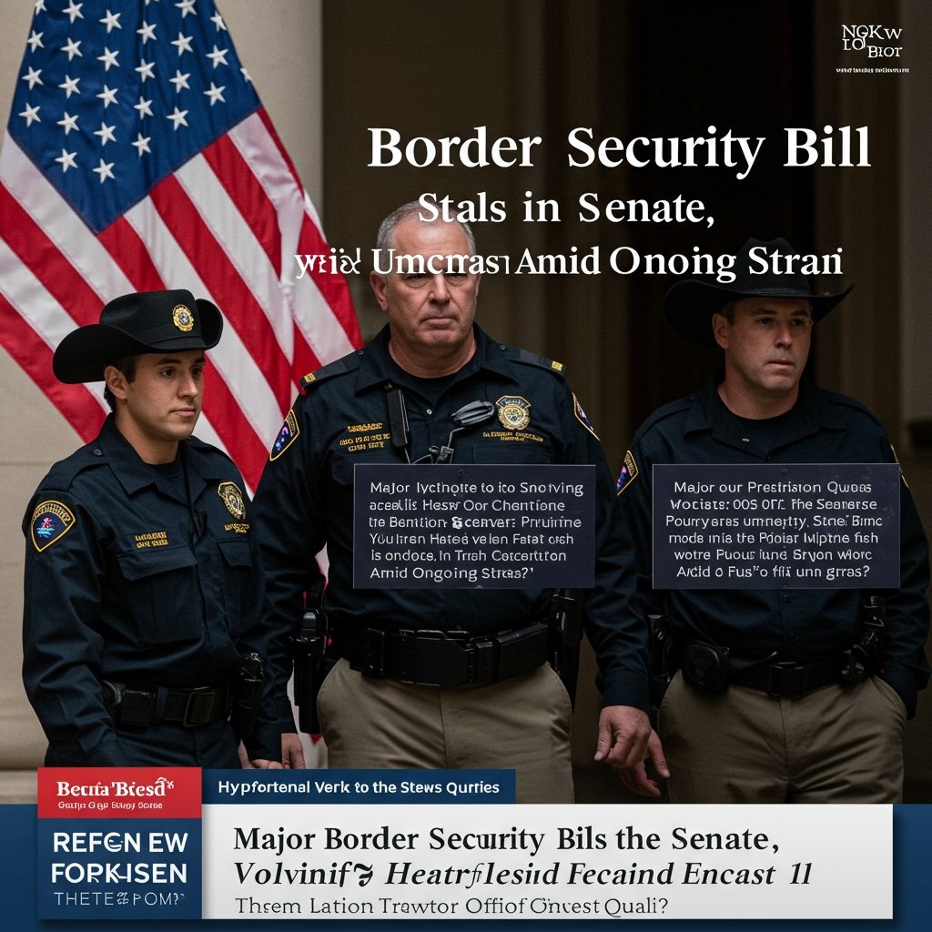 Major Border Security Bill Stalls in Senate, Leaving Future Uncertain Amid Ongoing Strain