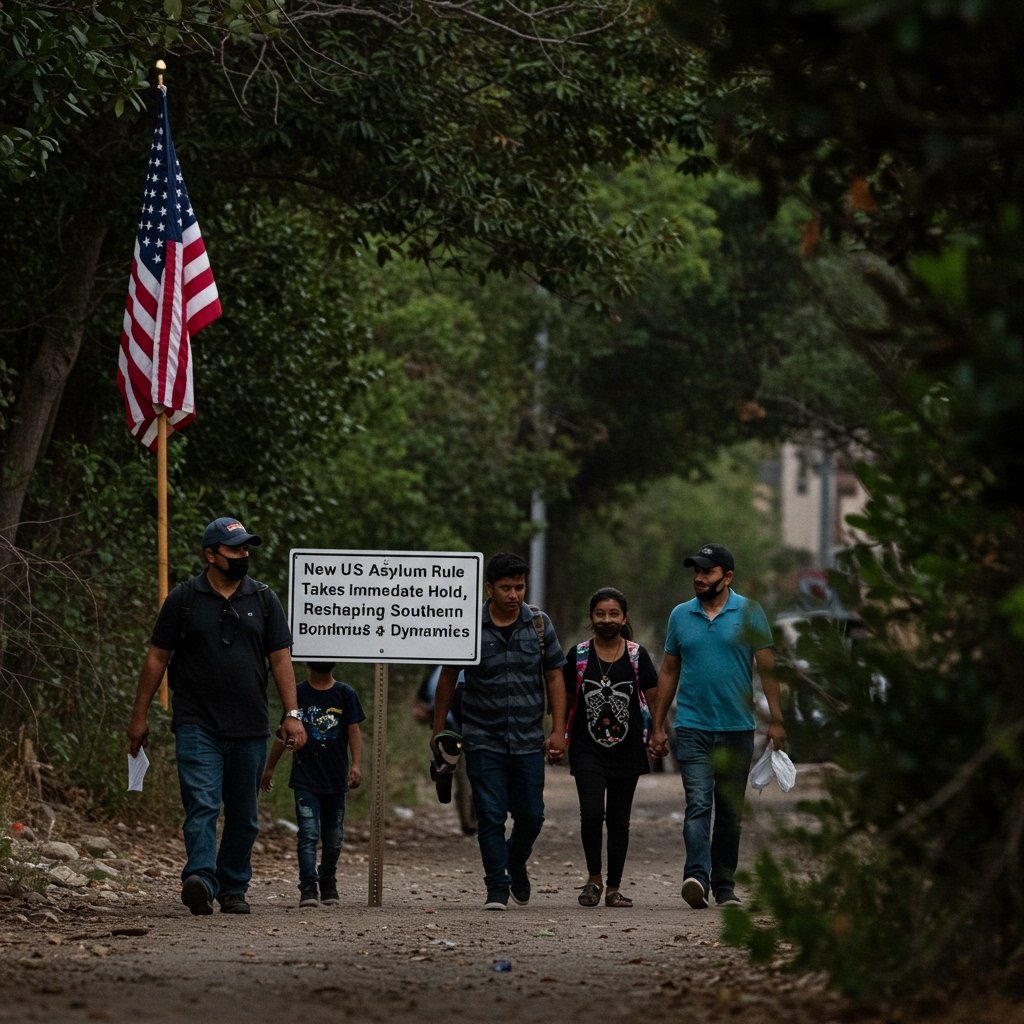 New US Asylum Rule Takes Immediate Hold, Reshaping Southern Border Dynamics