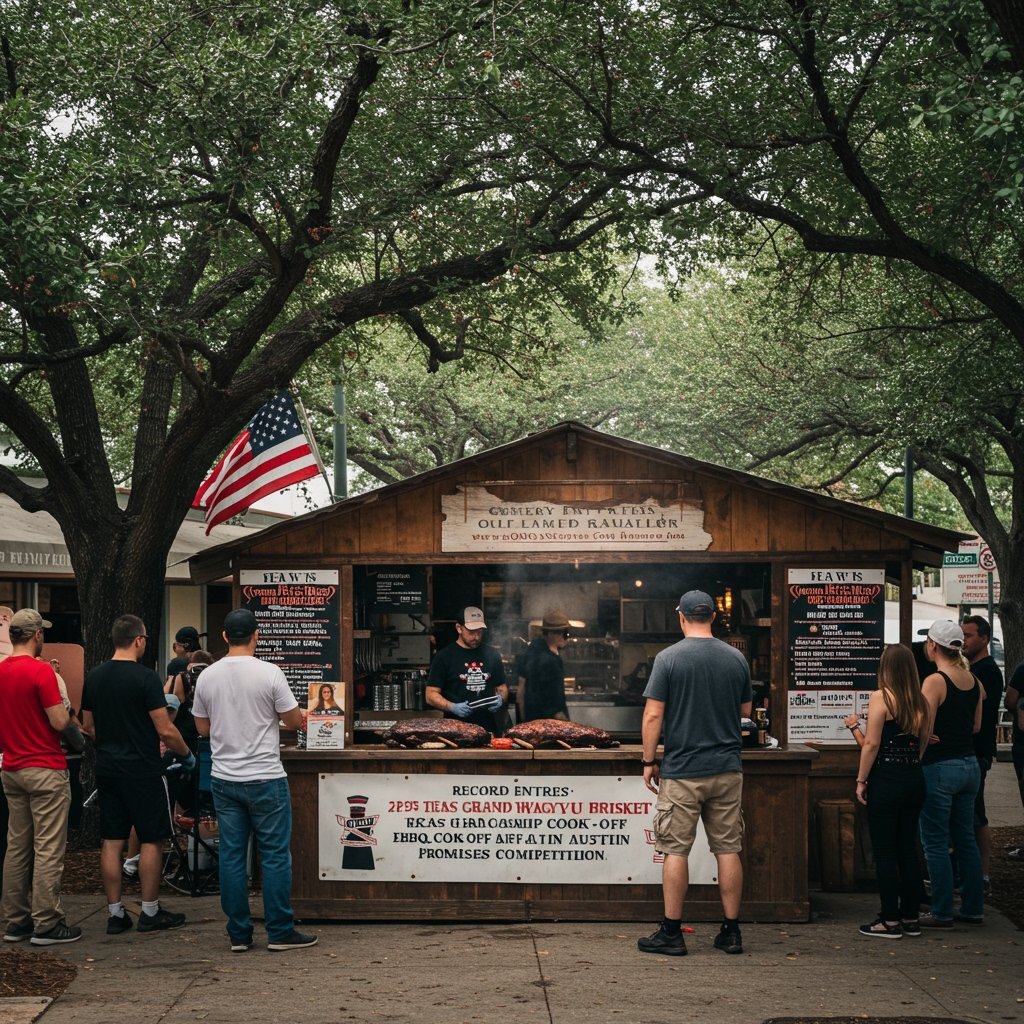 Record Entries & Wagyu Brisket: 2025 Texas Grand Championship BBQ Cook Off in Austin Promises Fierce Competition