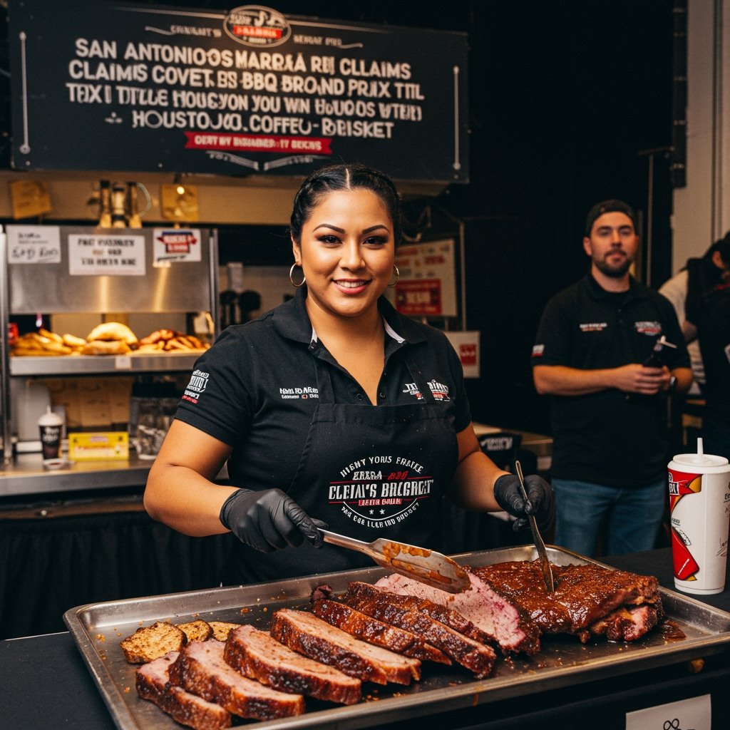 San Antonio's Maria Rodriguez Claims Coveted Texas BBQ Grand Prix Title in Houston with Signature Coffee Brisket
