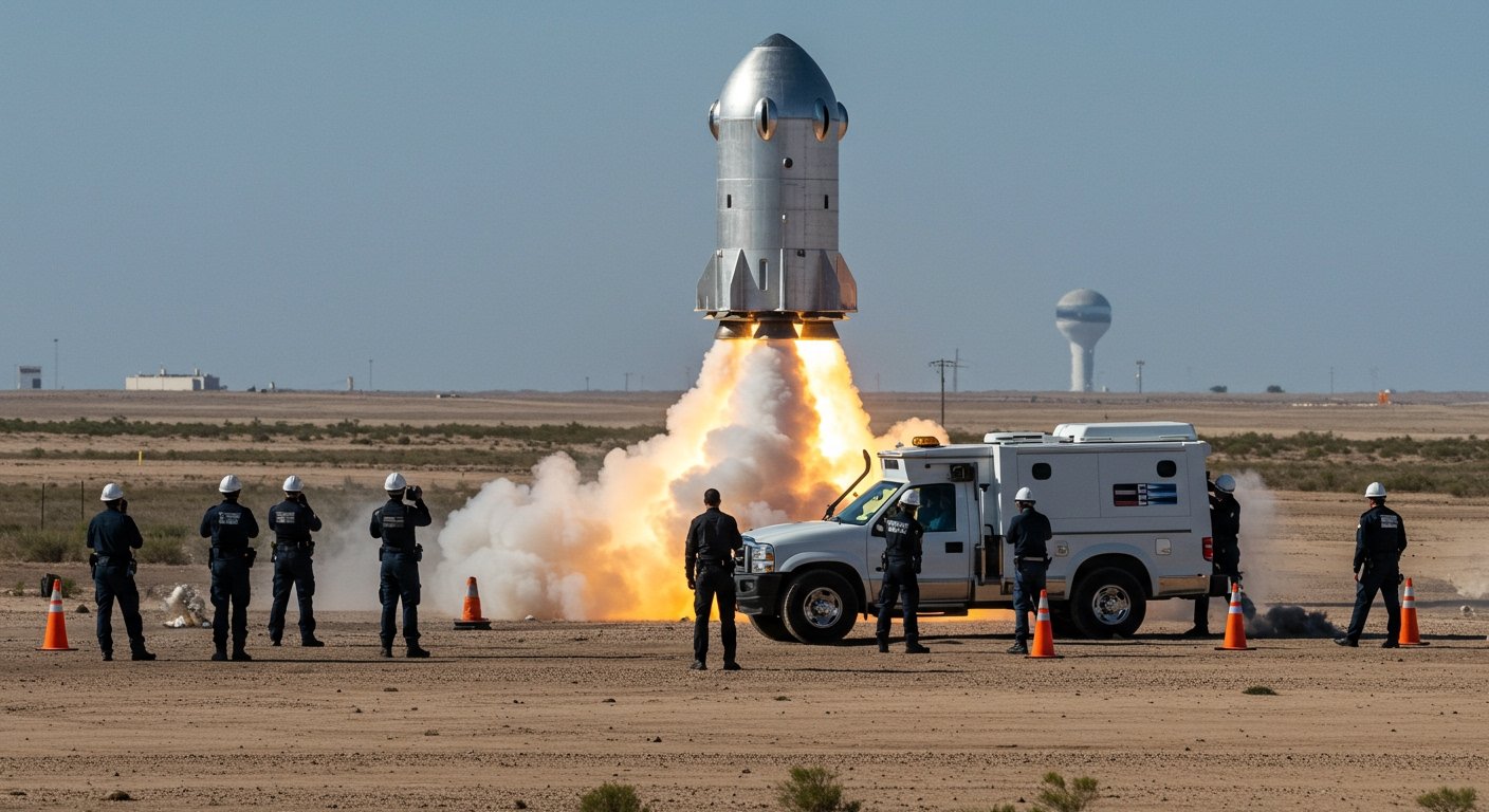 SpaceX Starship Test Explodes in Texas, Marking Setback for Mars Rocket Program