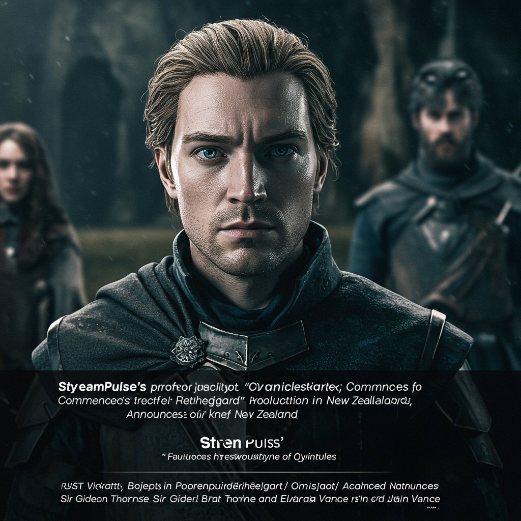 StreamPulse's 'Chronicles of Aethelgard' Commences Production in New Zealand, Announces Sir Gideon Thorne and Elara Vance Join Cast