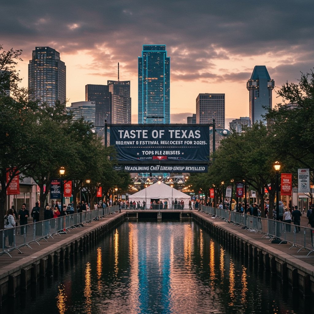 Taste of Texas Culinary Festival Relocates to Dallas for 2025, Headlining Chef Lineup Revealed