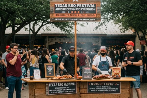 Texas BBQ Festival Announces Major Expansion, Relocates to Austin for Fall 2025 Event with Culinary Showcase Texas BBQ Festival Announces Major Expansion, Relocates to Austin for Fall 2025 Event with Culinary Showcase