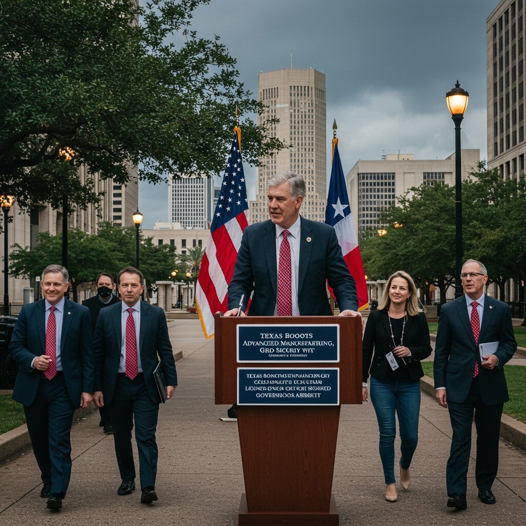 Texas Boosts Advanced Manufacturing, Grid Security with Landmark Act Signed by Governor Abbott