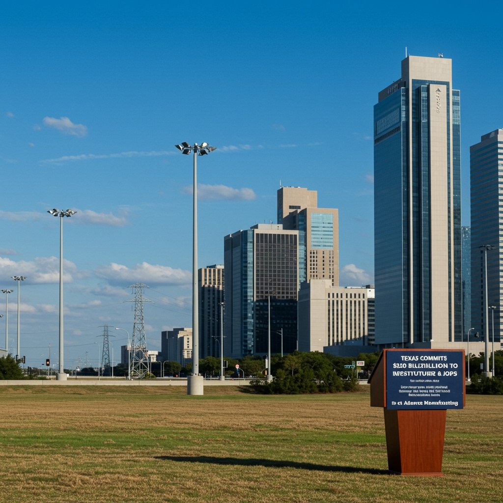 Texas Commits $20 Billion to Infrastructure & Jobs: Strengthening Energy Grid and Advanced Manufacturing