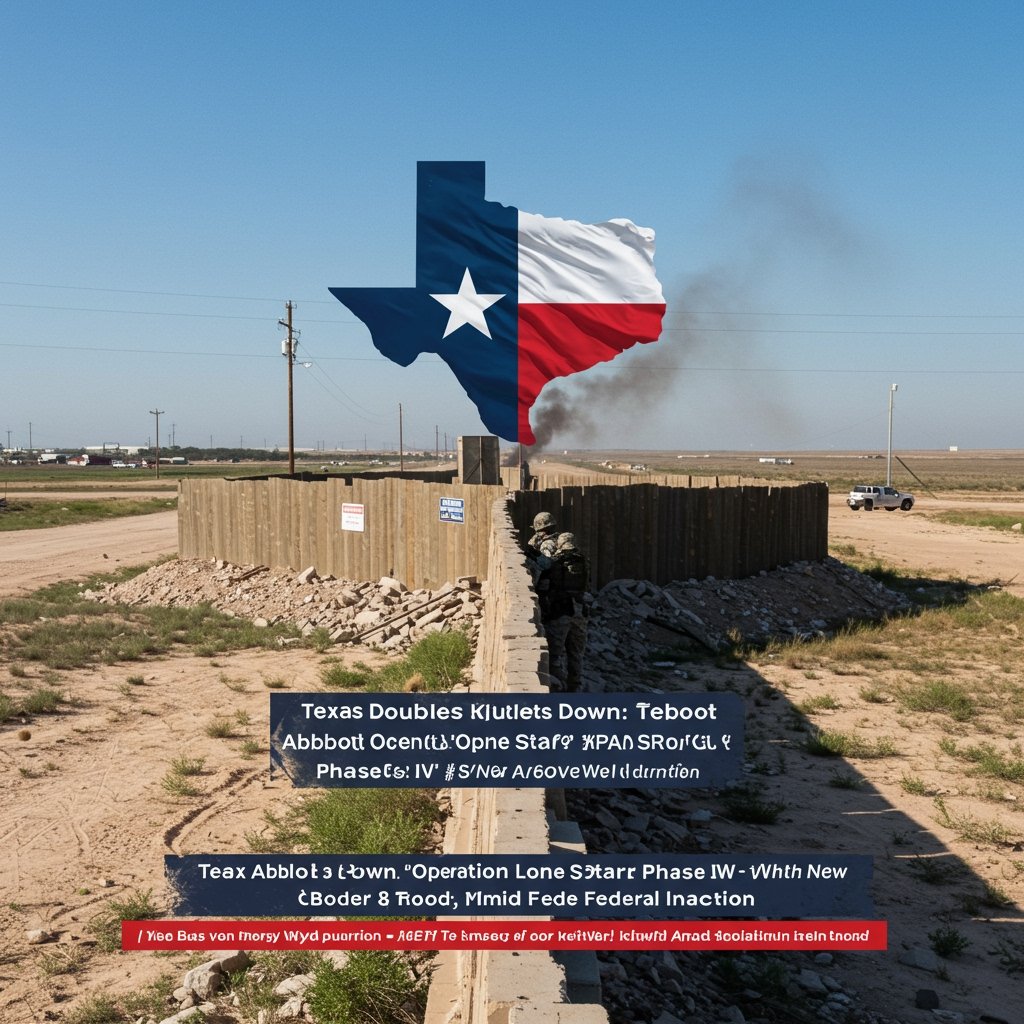 Texas Doubles Down: Abbott Launches 'Operation Lone Star Phase IV' with New Troops, Border Wall Amid Federal Inaction