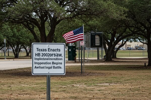 Texas Enacts Controversial HB 2030 Border Law, Implementation Begins Amidst Legal Battle