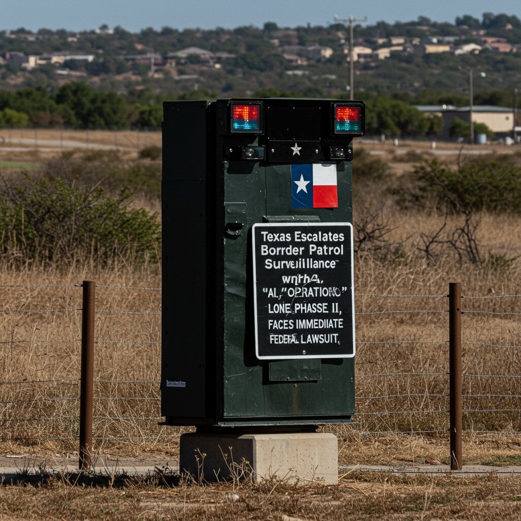 Texas Escalates Border Patrol with AI Surveillance in 'Operation Lone Star Phase III,' Faces Immediate Federal Lawsuit