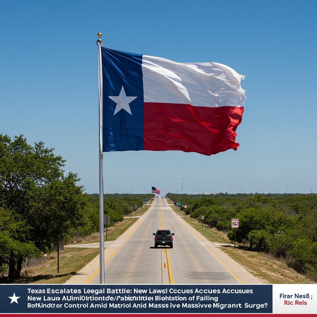 Texas Escalates Legal Battle: New Lawsuit Accuses Biden Administration of Failing Border Control Amid Massive Migrant Surge