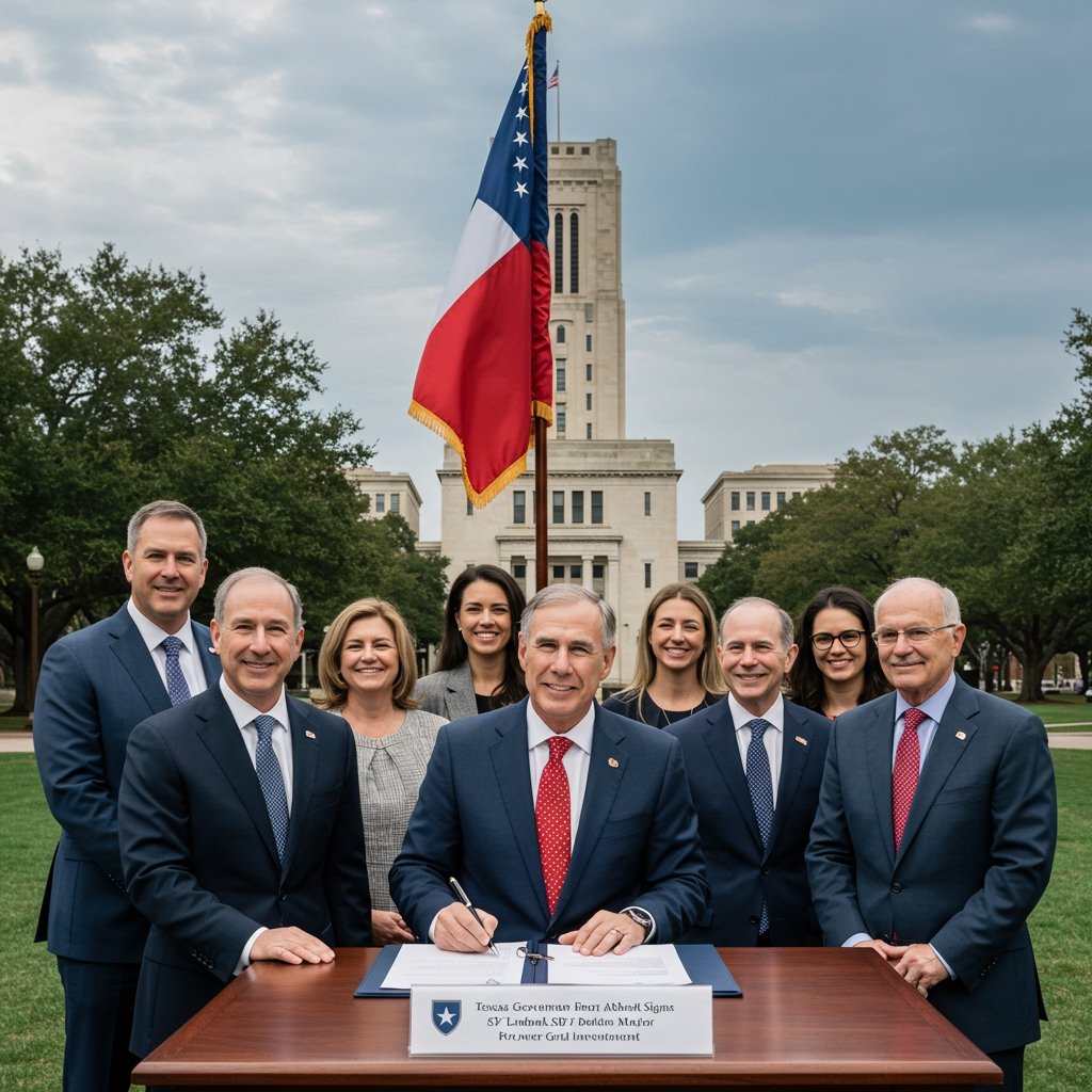 Texas Governor Abbott Signs Landmark SB 7 Bill to Drive Major Power Grid Investment