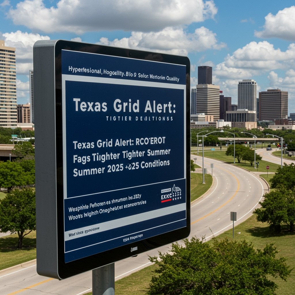 Texas Grid Alert: ERCOT Flags Tighter Summer 2025 Conditions