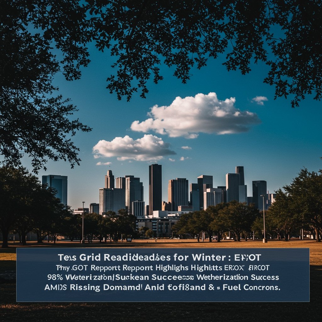 Texas Grid Readies for Winter: ERCOT Report Highlights 98% Weatherization Success Amid Rising Demand & Fuel Concerns