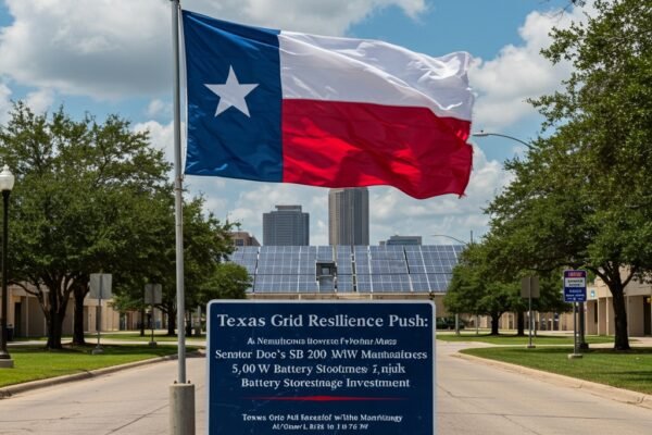 Texas Grid Resilience Push: Senator Doe's SB 200 Mandates 5,000 MW Battery Storage Investment