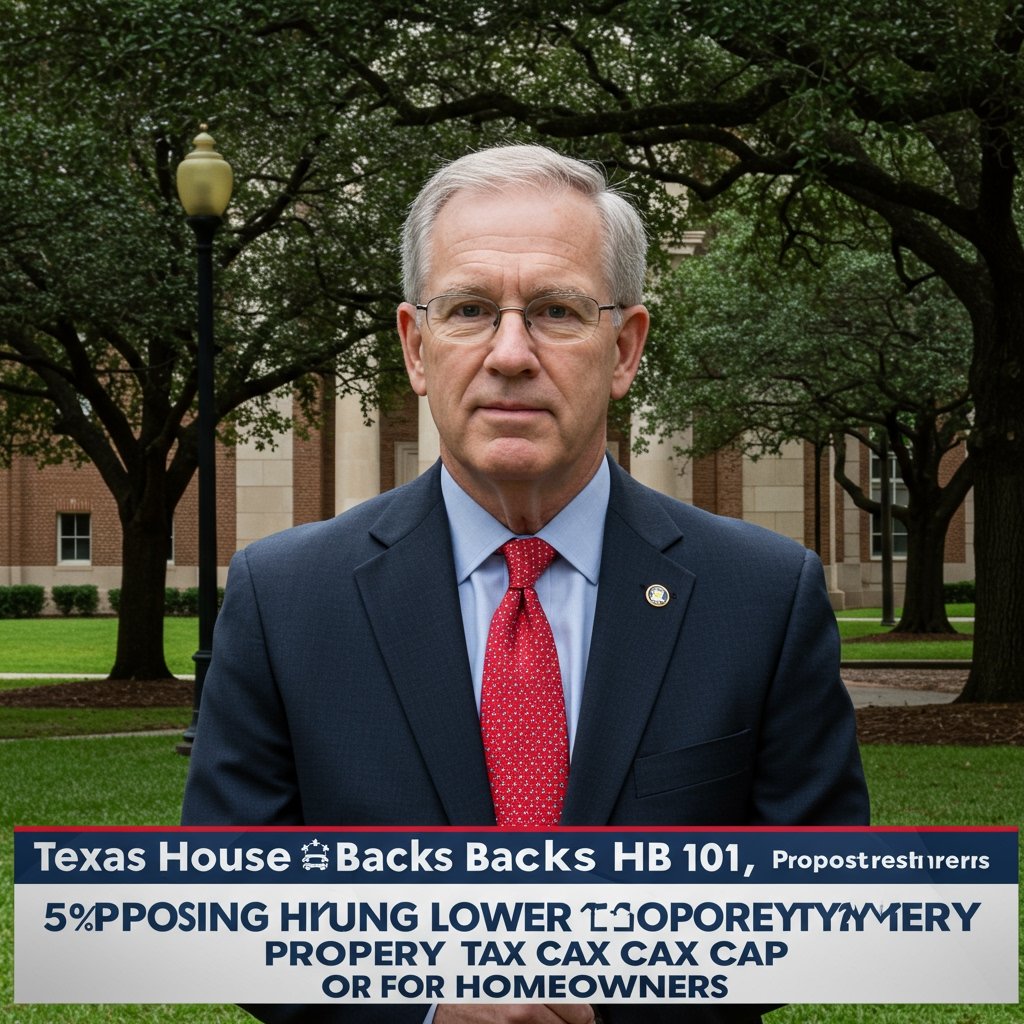 Texas House Backs HB 101, Proposing Lower 5% Property Tax Cap for Homeowners