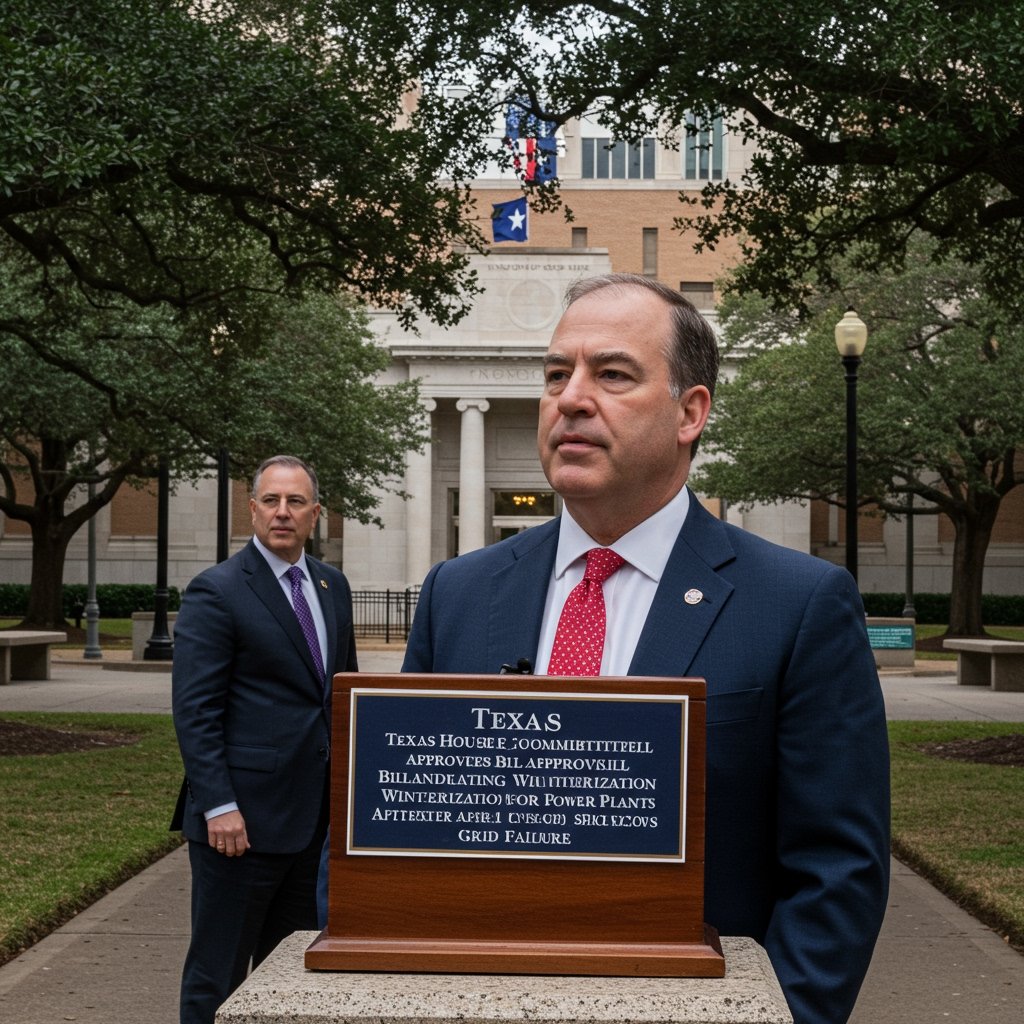 Texas House Committee Approves Bill Mandating Winterization for Power Plants After 2021 Grid Failure