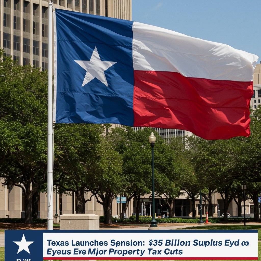 Texas Launches Special Session: $35 Billion Surplus Eyed for Major Property Tax Cuts