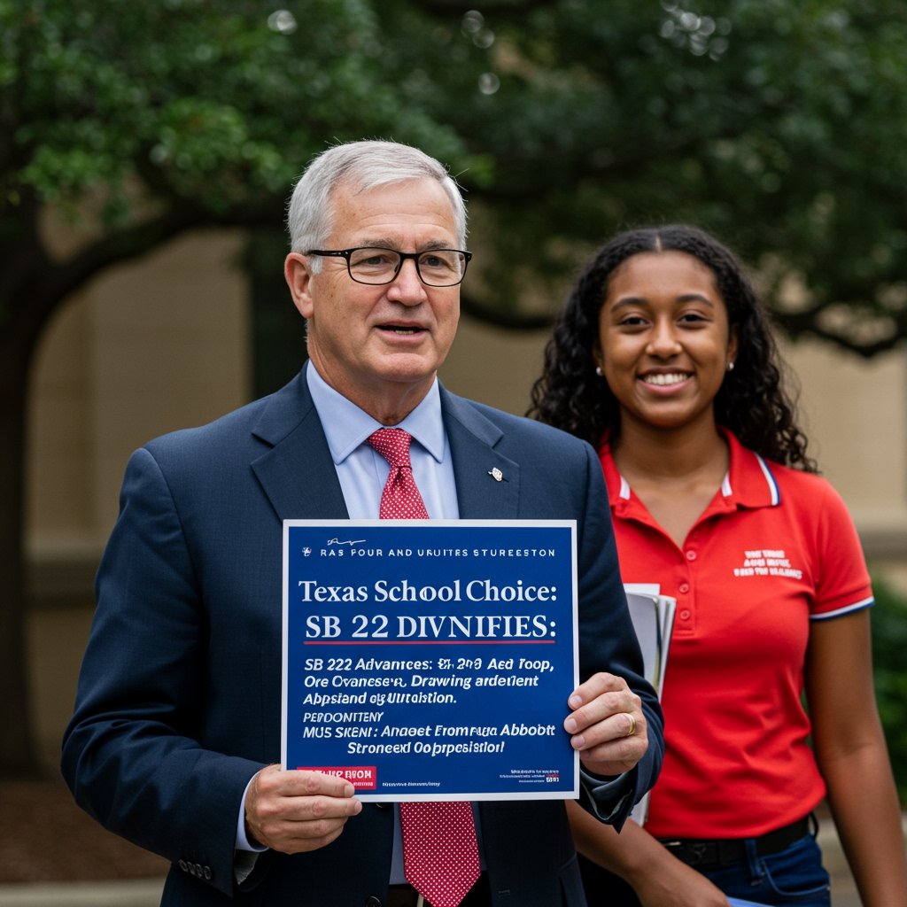 Texas School Choice Debate Intensifies: SB 22 Advances, Drawing Praise from Abbott and Strong Opposition