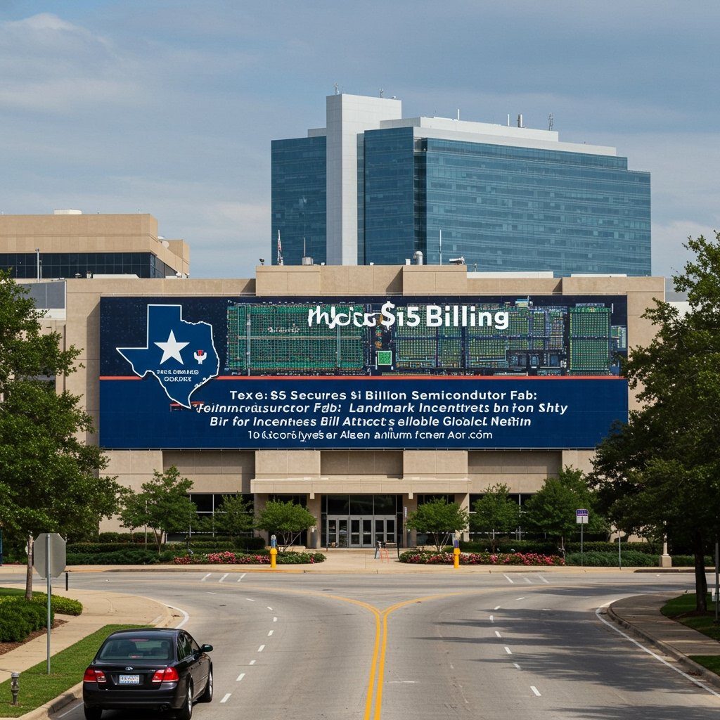 Texas Secures $15 Billion Semiconductor Fab: Landmark Incentives Bill Attracts GlobalTech Near Austin
