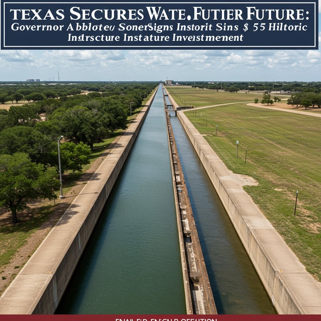 Texas Secures Water Future: Governor Abbott Signs Historic $5 Billion Infrastructure Investment