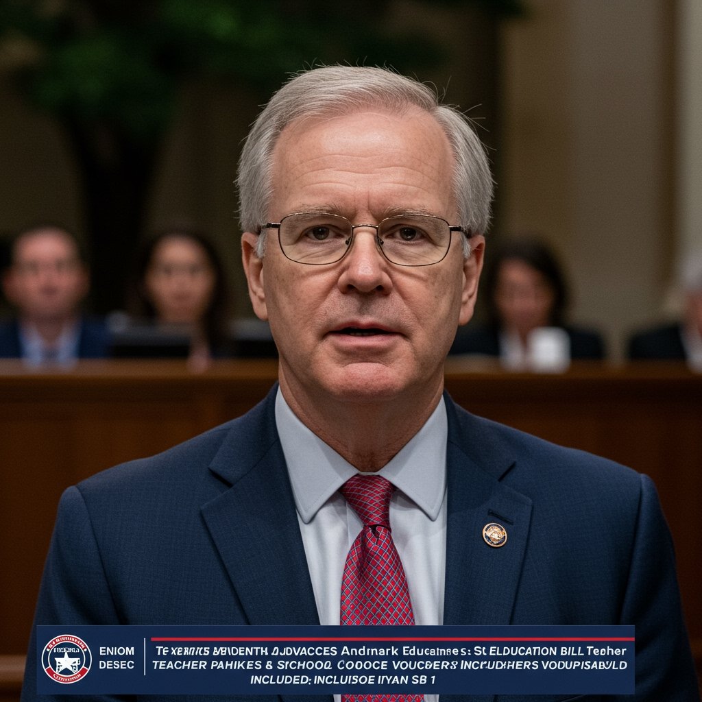Texas Senate Advances Landmark Education Bill: Teacher Pay Hikes & School Choice Vouchers Included in SB 1