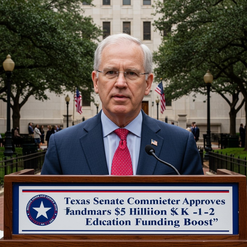 Texas Senate Committee Approves Landmark $5 Billion K 12 Education Funding Boost