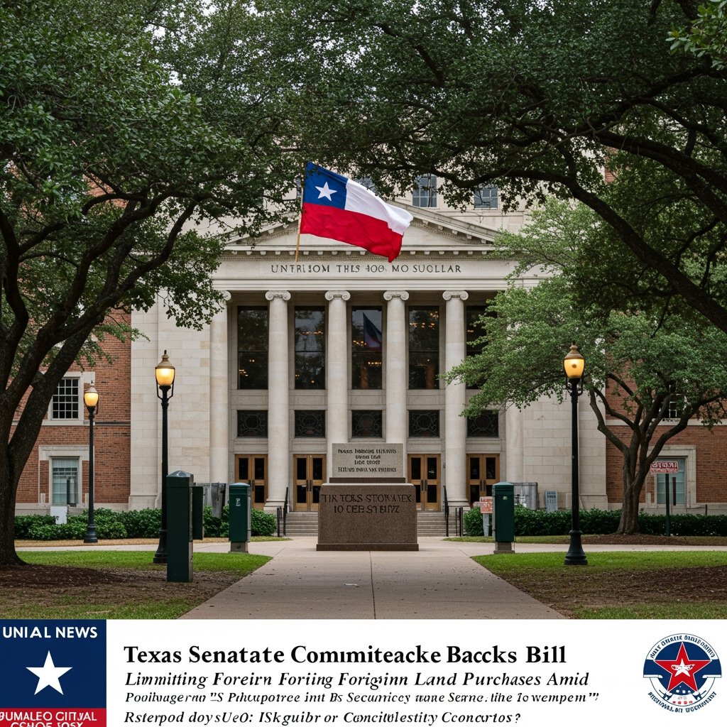 Texas Senate Committee Backs Bill Limiting Foreign Land Purchases Amid Security Concerns
