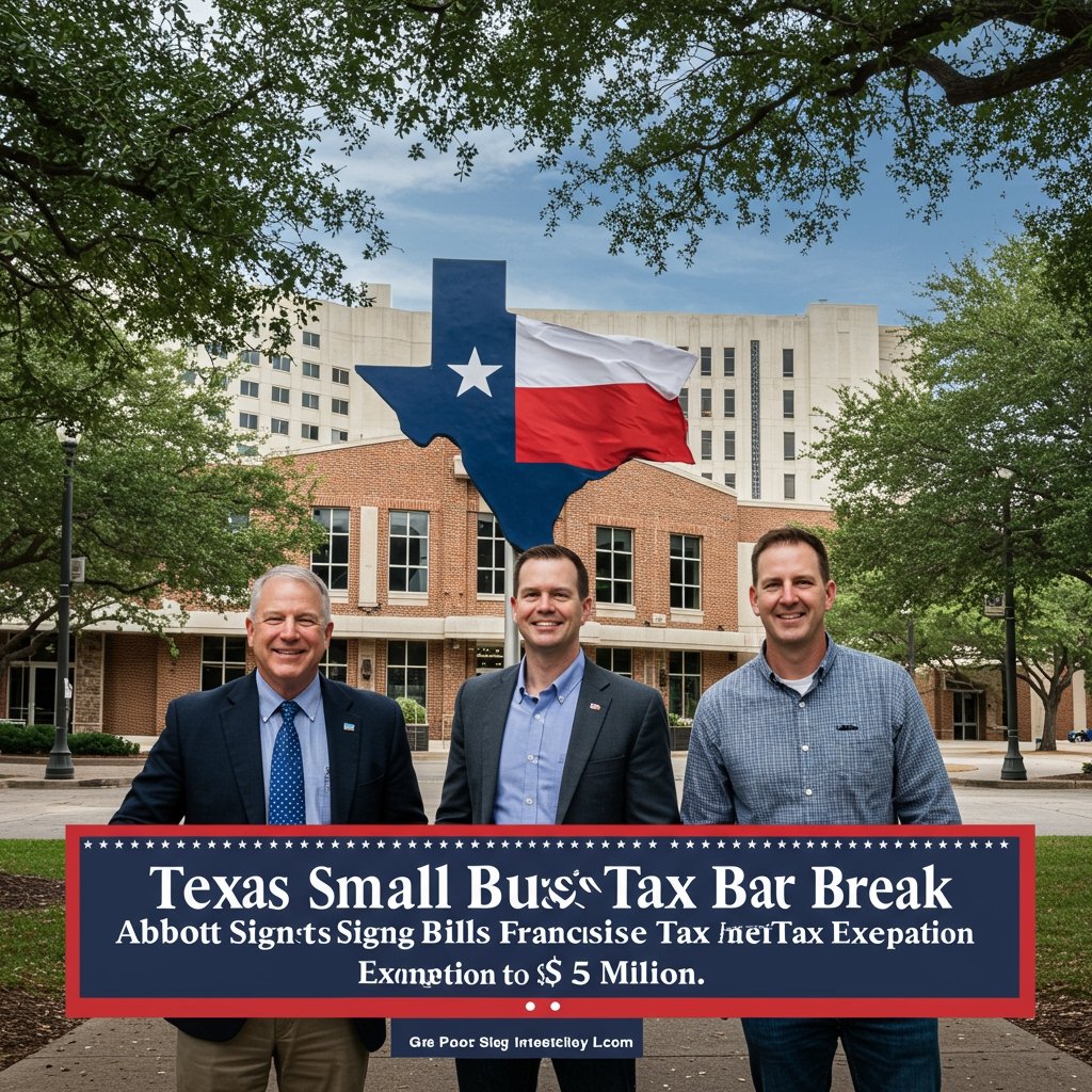 Texas Small Businesses Get Major Tax Break: Abbott Signs Bill Expanding Franchise Tax Exemption to $5 Million