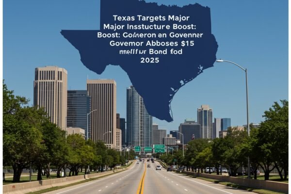 Texas Targets Major Infrastructure Boost: Governor Abbott Proposes $15 Billion Bond for 2025