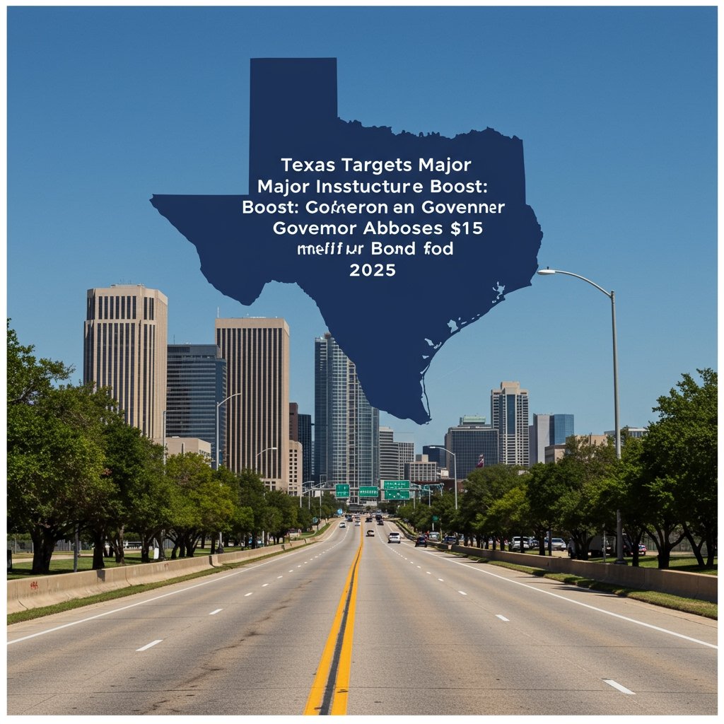 Texas Targets Major Infrastructure Boost: Governor Abbott Proposes $15 Billion Bond for 2025
