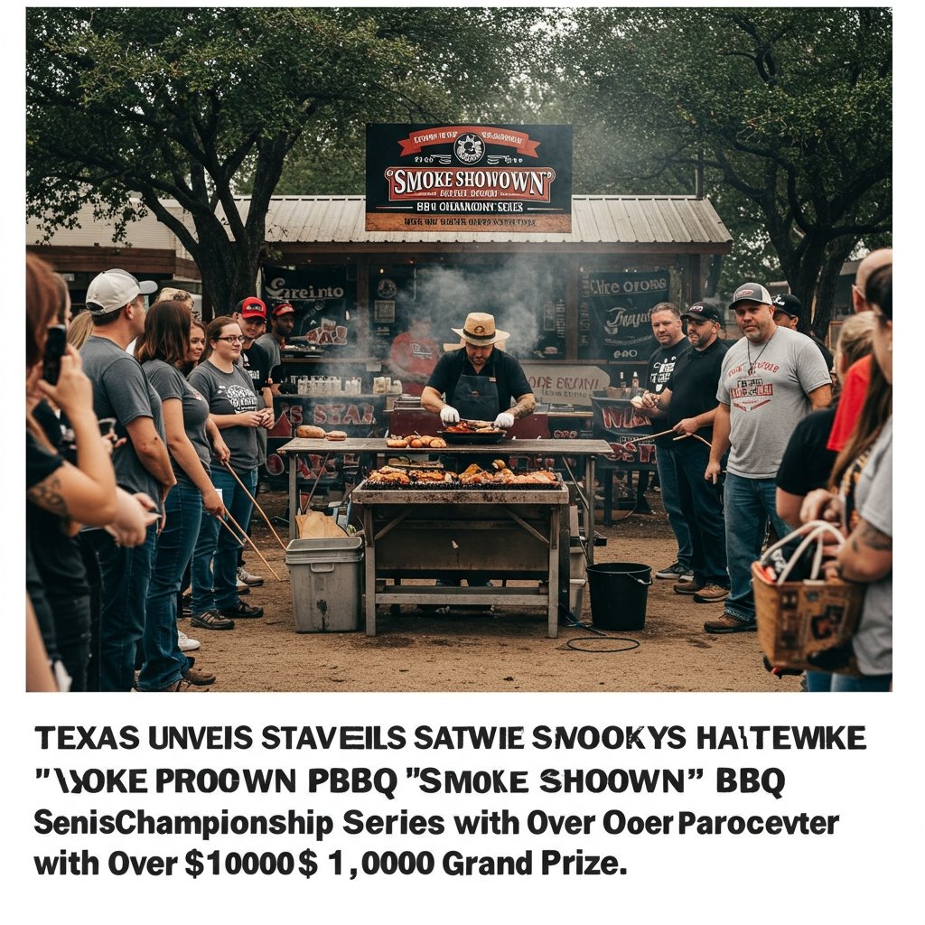 Texas Unveils Statewide "Smoke Showdown" BBQ Championship Series with Over $100,000 Grand Prize
