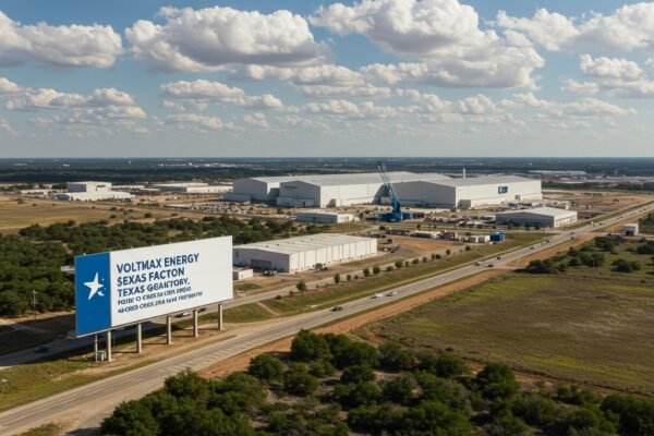 VoltMax Energy Unveils $6 Billion Texas Gigafactory, Poised to Create 4,000 Jobs Near Fort Worth