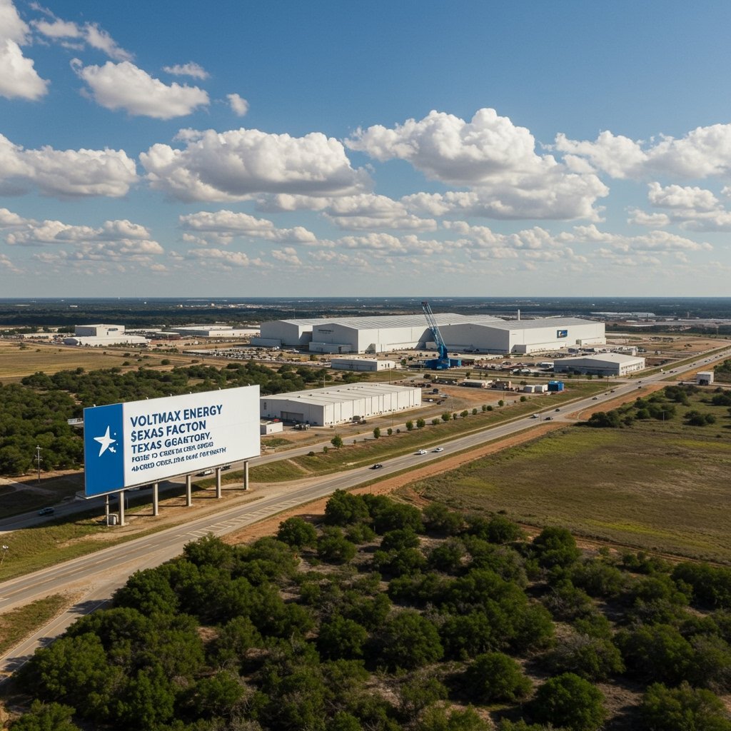 VoltMax Energy Unveils $6 Billion Texas Gigafactory, Poised to Create 4,000 Jobs Near Fort Worth
